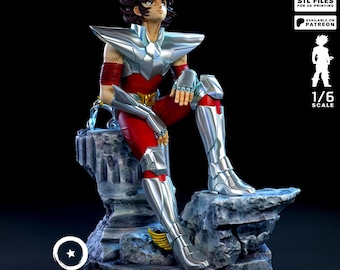 Cosmic Knight Warrior – 3D Printed Figure – Resin Model Kit – Painted/Unpainted