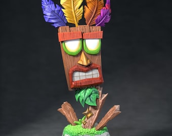 Uka Uka & Aku Aku( Crash Bandicoot) - Etsy