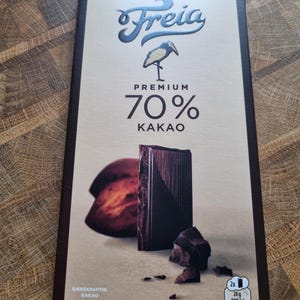 Freia pure chocolade premium 70% cacao Noorse chocolade 100 g