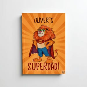 Personalized Father’s Day Book, Custom Dad Gift from Toddler, Gift from Son or Daughter, Birthday Book for Dad, Daddy Keepsake Story