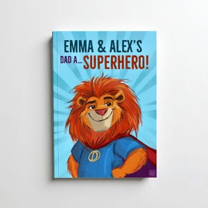 Best Custom Father’s Day Gift, Personalized Book for Dad, Birthday Book from Kids, Toddler Gift for Daddy, Keepsake Story from Child