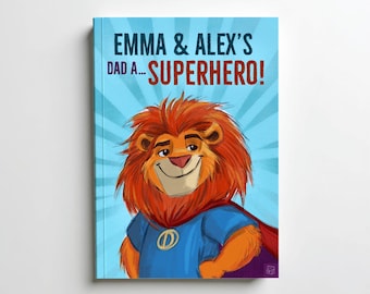 Best Custom Father’s Day Gift, Personalized Book for Dad, Birthday Book from Kids, Toddler Gift for Daddy, Keepsake Story from Child