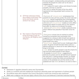 GCSE English Literature - Power & Conflict Poem Grade 8/9 Summaries