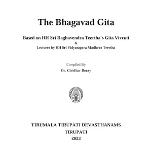 Bhagavad Gita in English