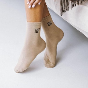 Fashion Pattern Classic Office Trendy Woman Socks, Socks, Funny Socks, Crazy Socks, Colorful Socks, Gift Idea, Perfect Gift, Mismatched