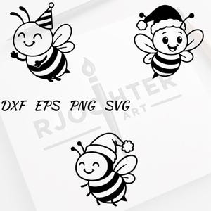 Bee Svg - Cool Bee SVG Bundle - Cute Bee Clipart - Funny Bee Vector - Bee Png - Bee Clipart