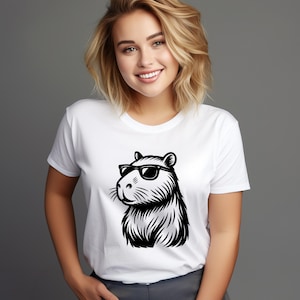 Capybara SVG Bundle: Capybara Vektor-Kunst für Cricut, Sublimation & Druck, Png Dxf Eps Dateien