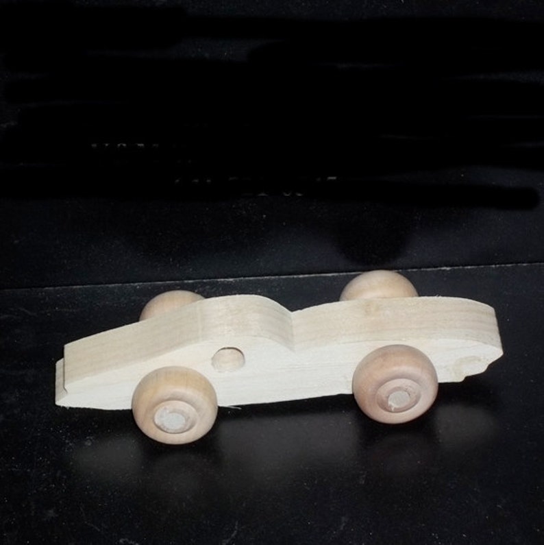 Birthday Party Pack 20 Handcrafted Wood Toy Cars BP-50BH-U unfinished or finished