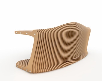 Escritorio paramétrico - NINLIL / Muebles de madera / Archivos digitales para máquinas de corte CNC y guía de instalación