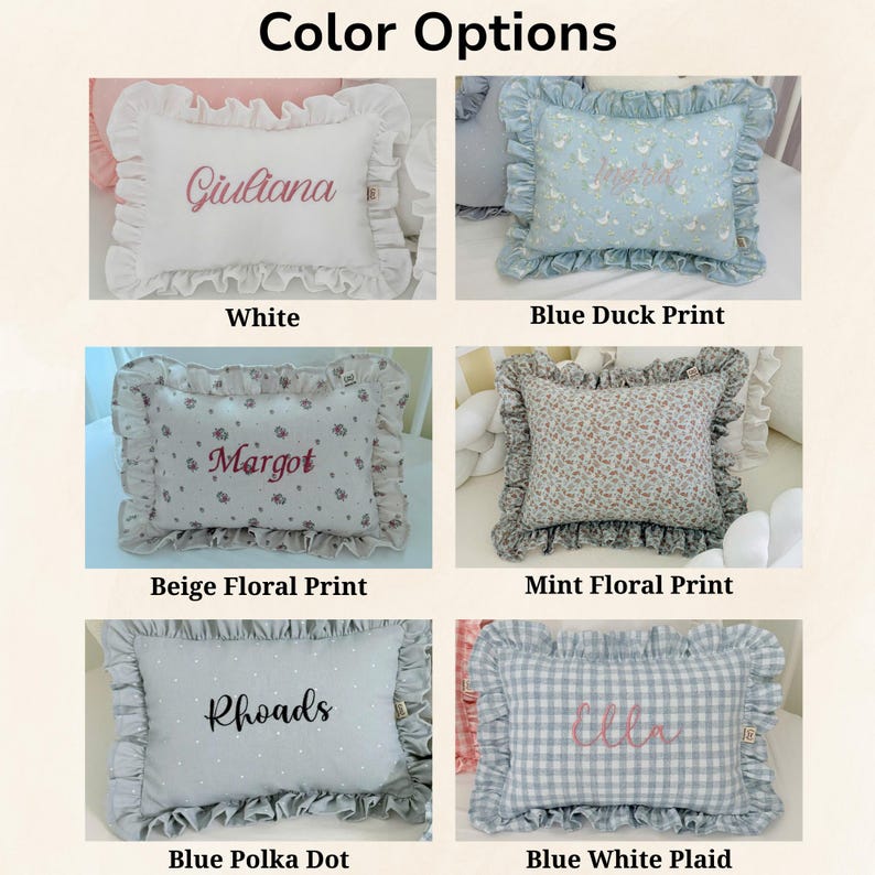 Neutral linen fabric selection for newborn baby cushions