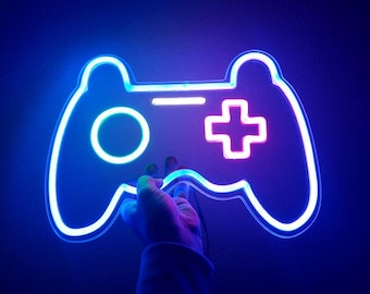 Game Neon Sign, Nursery Neon Sign, Game Room Neon Sign,Gaming Room for Kids, Neon Wall Sign, Light up Sign, LED Neon Sign Game Room