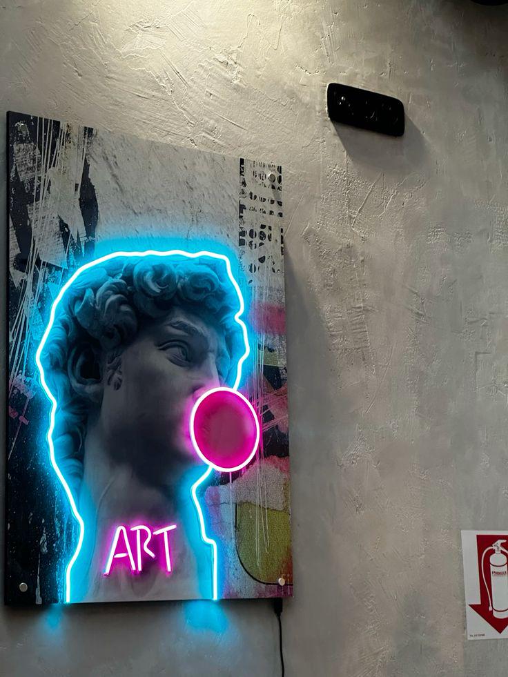 Pop Art LED Neon Sign – Vibrant Wall Decor for Bedroom, Lounge, Salon, or Studio,Custom Decor, Led Sign, Custom UV sign, Home Decor, UV sign