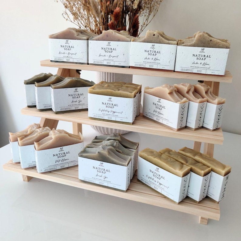 Handmade Natural Soap Bar | Vegan, Palm Oil Free, Sensitive Skin Friendly (Choose Scent) image 1