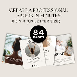 Modelo de e-book do Canva | Caderno de exercícios de mindfulness e meditação para coaches | Saúde e Bem-Estar, Coach Espiritual de Vida, Coaching Empresarial