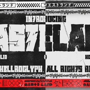 ÖDELAND – Dystopisk Brutal Grunge-typsnitt