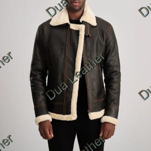 Vintage Men's Rare 90s Style Type B3 Bomber Sheepskin Flight Vintage Men's Rare 90s Style Type B3 Bomber Sheepskin Flight