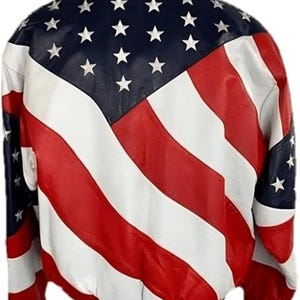 Vintage 1990s Oscar Piel USA Leather Varsity Jacket / Fall