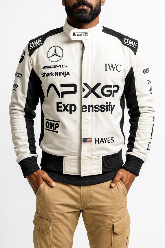 Brad Pitt F1 Racing Jacket: Movie-inspired Moto Biker Style - Etsy