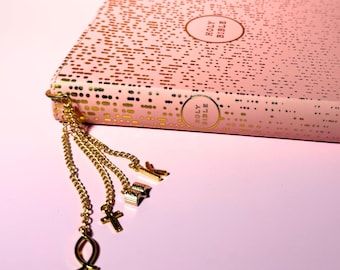 bible journal bundle bible study journal accessories christian gift idea bible bookmark charms gift for girl journal kit youth group gift