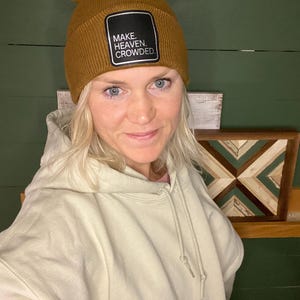 aith-based winter hat perfect for cold weather. This inspirational gift suits a trendy woman man or girl making it a stylish and meaningful accessory for believers.