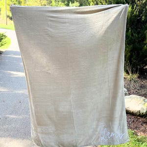 Custom fleece blanket personalized family blanket Christmas gift for mom monogram name blanket wedding gift last name blanket anniversary