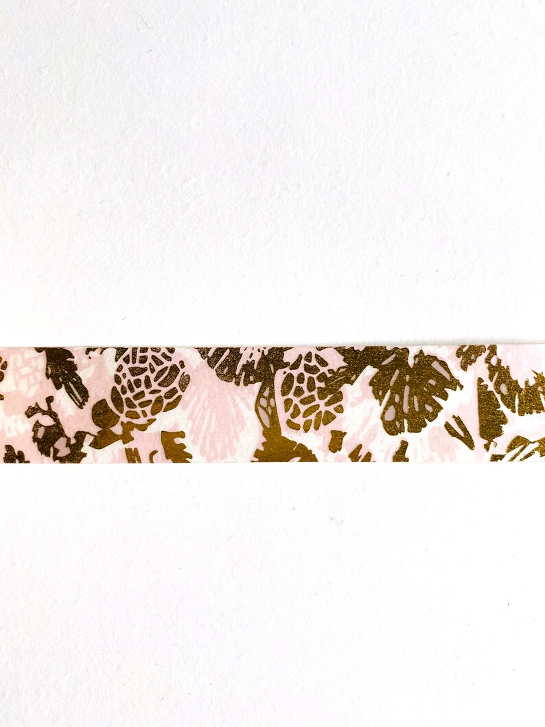 bullet journal pink washi tape peal back washi tape mixed media metallic washi tape Washi tape planner stationery