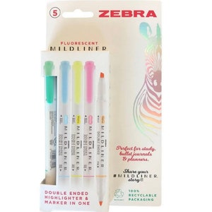 Mildliner Double Ended Creative Marker 5pc Set