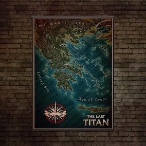The Last Titan: Digitale Karte der Bekannten Welt