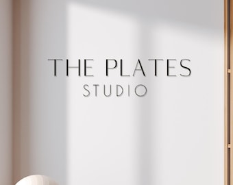 Business Logo Sign, Custom Logo for Wall , Wooden Logo Sign, custom 3D logo sign, Custom Salon Sign, Salon Wall Sign Business