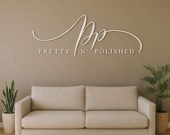 Business Logo Sign, Custom Logo for Wall , AcrylicLogo Sign, custom 3D logo sign, Custom Salon Sign