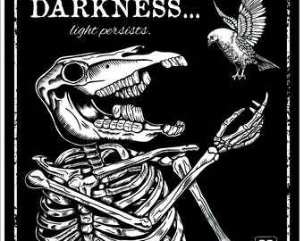 Amidst the Darkness – Art Print