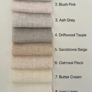 Linen Gauze Fabric: Soft Texture Blend, Bohemian Style, 8 Colors