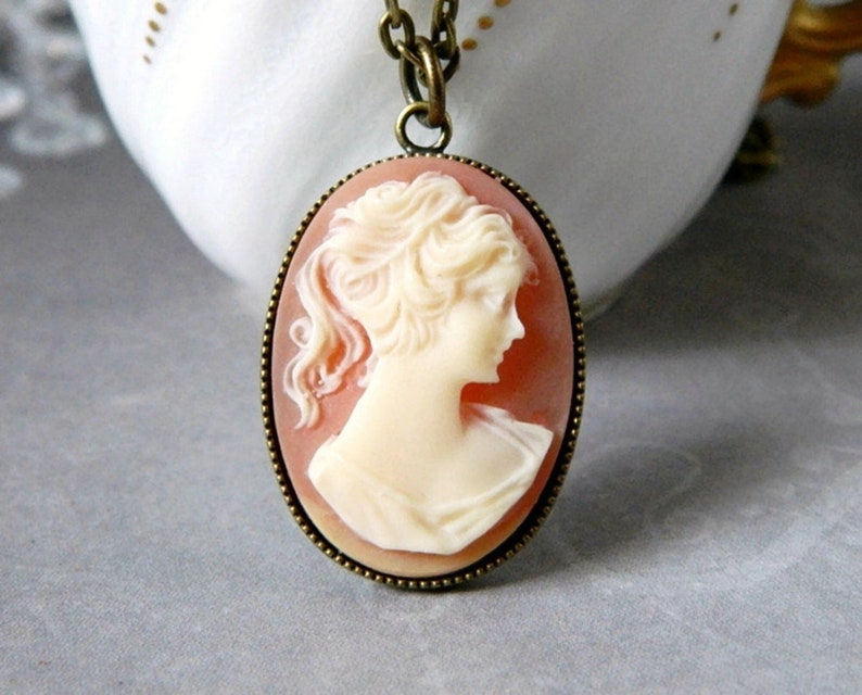 Mini Gold Cameo Earrings in Ivory & Carnelian Cameo Drop Earrings, Gifts for Her Victorian Jane Austin Style image 9