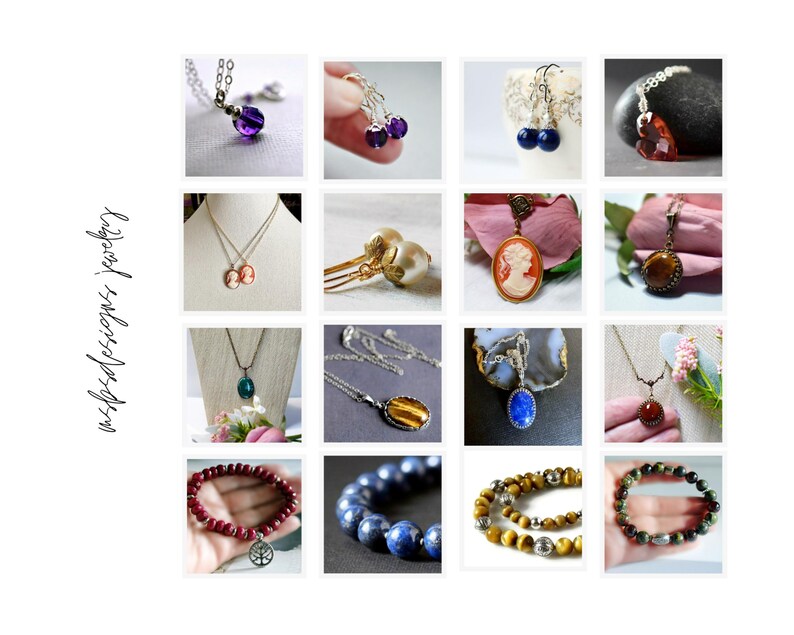Pulsera elástica victoriana de lapislázuli, cristal azul zafiro, latón dorado antiguo, regalo personalizado imagen 12