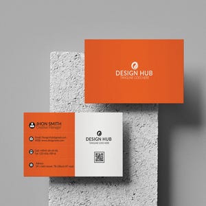Individuelles Modernes Visitenkarten Design | Bearbeitbare digitale Karte für Kreative | Persönliches und Corporate Branding