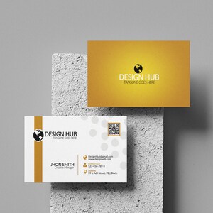 Moderne creatieve ontwerpsjabloon voor visitekaartjes | Bewerkbaar minimalistisch visitekaartje voor ontwerpers en bureaus
