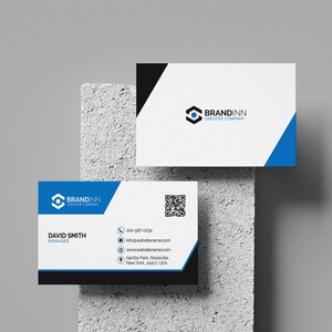 Moderne creatieve ontwerpsjabloon voor visitekaartjes | Bewerkbaar minimalistisch visitekaartje voor ontwerpers en bureaus
