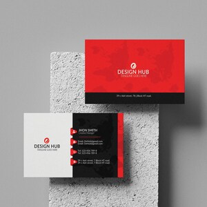 Modernes minimalistisches Visitenkarten Design | Professionelles Branding & Kontaktkarten | Anpassbare Vorlage