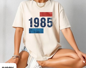 Comfort Colors 1985 Shirt: Retro 40.Geburtstag T-Shirt