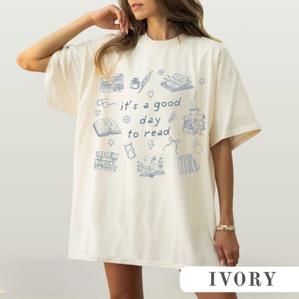 Comfort Colors Reading Shirt: Book Lover Gift, Bookworm Tee