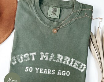 Comfort Colors 50th Anniversary Shirt: Married 50 Years Tee