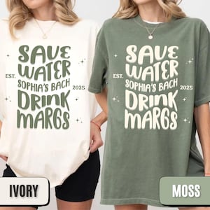 Margs and Matrimony Bachelorette Party Shirt: Custom Location Tee