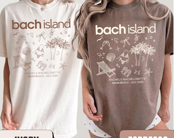 Camisetas para la despedida de soltera en Bach Island: Camisetas personalizadas de colores cómodos