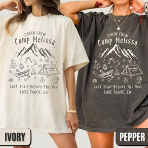 Camp Bachelorette Party Shirt: Comfort Colors Lake Cabin Bride Tee