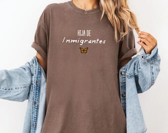 Maglietta Comfort Colors per figlie degli immigrati: maglietta per la giustizia sociale