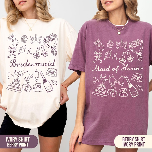 Comfort Colors Bride/Bridesmaid Shirt: Bachelorette Party Matching Tee