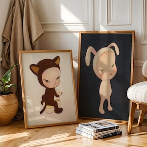 カメチカメ男 デジタルプリント 3点セット 額付き ED30 奈良美智 YOSHITOMO NARA N's YARD OFFICIAL ONLINE SHOP
