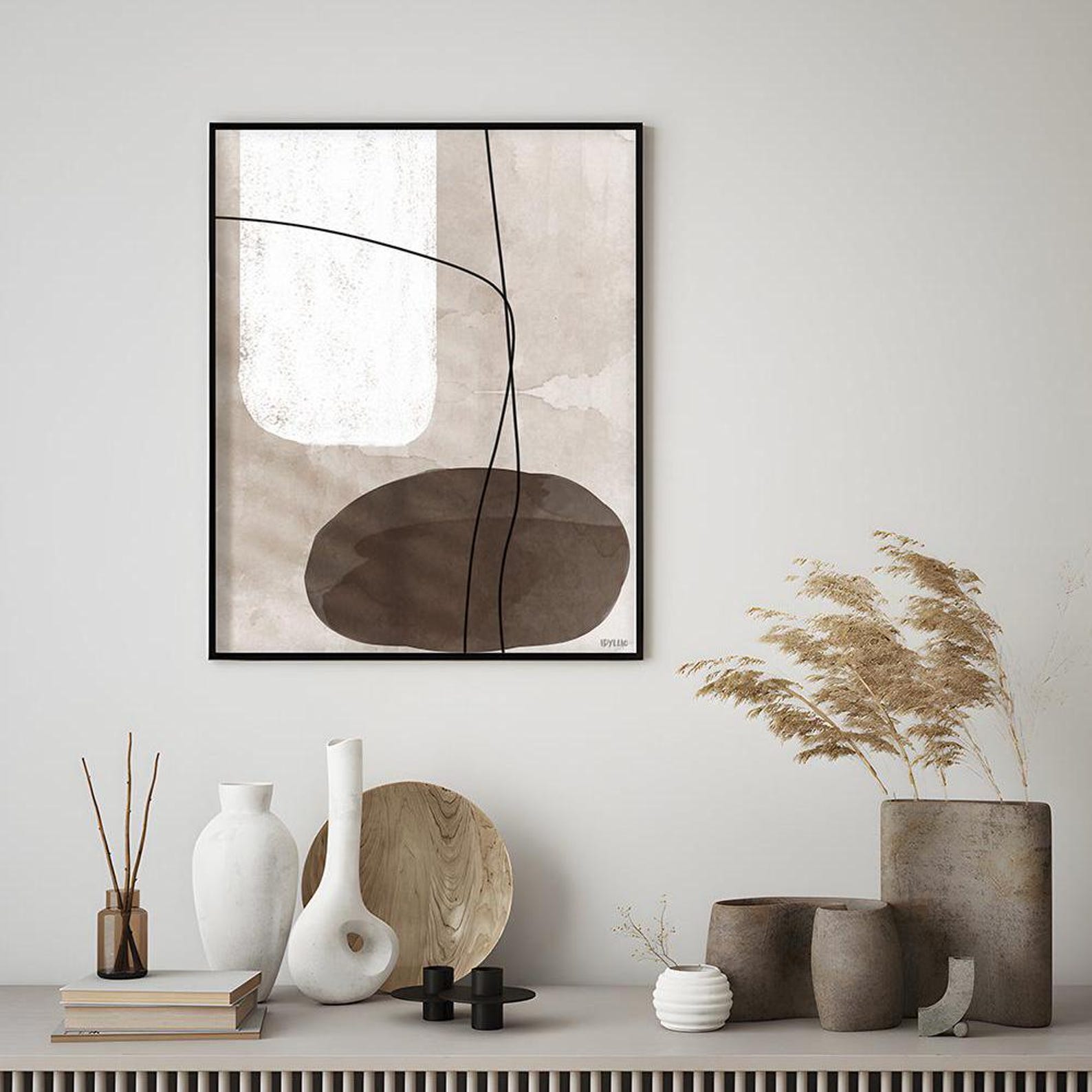 Abstract Minimal Art Print-home Decor Art-modern Wall Print-minimalist ...
