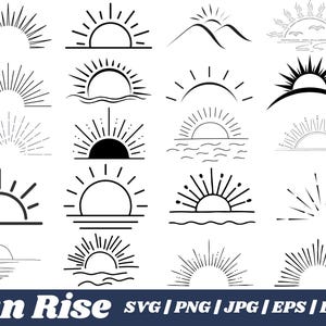 Sunrise SVG,Sun svg ,Sun Svg for Cricut,Sunrise Clipart,Sunset SVG,Sunrise Cricut,Sunset Silhouette,Sun Vector,Sunrise Cut File,Sunrise