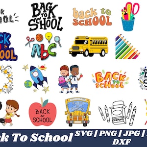 Happy First Day Of School SVG | First Day Of School SVG | School SVG | Back To School Svg | Teacher Svg | School Cut Files| School Quote Svg